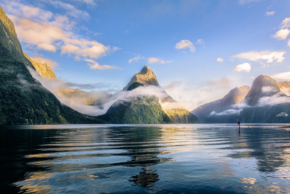 New Zealand Fjord Landscape